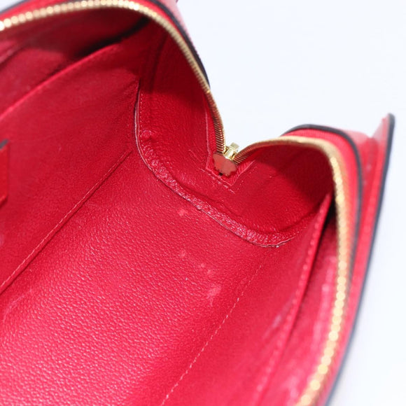 LOUIS VUITTON Epi Dauphine MM Pouch Red M48457 LV Auth 153510