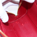 LOUIS VUITTON Epi Dauphine MM Pouch Red M48457 LV Auth 153510-10