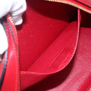 LOUIS VUITTON Epi Dauphine MM Pouch Red M48457 LV Auth 153510-11