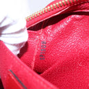 LOUIS VUITTON Epi Dauphine MM Pouch Red M48457 LV Auth 153510-12