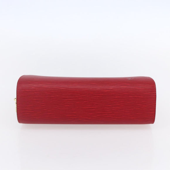 LOUIS VUITTON Epi Dauphine MM Pouch Red M48457 LV Auth 153510