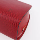 LOUIS VUITTON Epi Dauphine MM Pouch Red M48457 LV Auth 153510-7