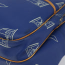 LOUIS VUITTON LV Cup Sac Cowes Bag Coated Canvas Blue M80008 LV Auth 153511-10