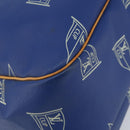 LOUIS VUITTON LV Cup Sac Cowes Bag Coated Canvas Blue M80008 LV Auth 153511-13