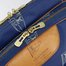 LOUIS VUITTON LV Cup Sac Cowes Bag Coated Canvas Blue M80008 LV Auth 153511-16