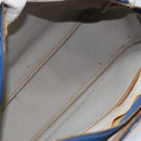 LOUIS VUITTON LV Cup Sac Cowes Bag Coated Canvas Blue M80008 LV Auth 153511-22