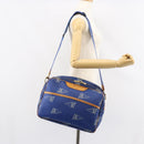 LOUIS VUITTON LV Cup Sac Cowes Bag Coated Canvas Blue M80008 LV Auth 153511-25
