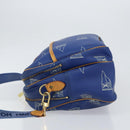 LOUIS VUITTON LV Cup Sac Cowes Bag Coated Canvas Blue M80008 LV Auth 153511-5