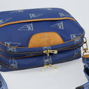 LOUIS VUITTON LV Cup Sac Cowes Bag Coated Canvas Blue M80008 LV Auth 153511-6