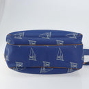 LOUIS VUITTON LV Cup Sac Cowes Bag Coated Canvas Blue M80008 LV Auth 153511-9