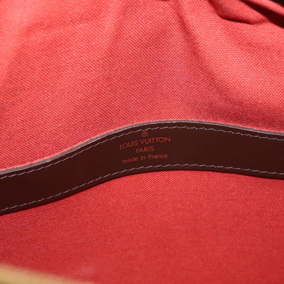 LOUIS VUITTON Damier Ebene Naviglio Shoulder Bag N45255 LV Auth 153512