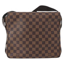 LOUIS VUITTON Damier Ebene Naviglio Shoulder Bag N45255 LV Auth 153512-13