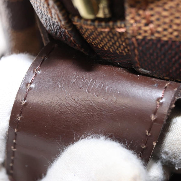 LOUIS VUITTON Damier Ebene Naviglio Shoulder Bag N45255 LV Auth 153512