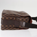 LOUIS VUITTON Damier Ebene Naviglio Shoulder Bag N45255 LV Auth 153512-3