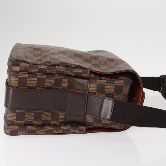 LOUIS VUITTON Damier Ebene Naviglio Shoulder Bag N45255 LV Auth 153512
