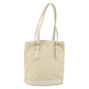 LOUIS VUITTON Monogram Mini Lin Bucket PM Shoulder Bag Dunne M95316 Auth 153514-1