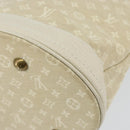 LOUIS VUITTON Monogram Mini Lin Bucket PM Shoulder Bag Dunne M95316 Auth 153514-9