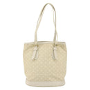 LOUIS VUITTON Monogram Mini Lin Bucket PM Shoulder Bag Dunne M95316 Auth 153514-13