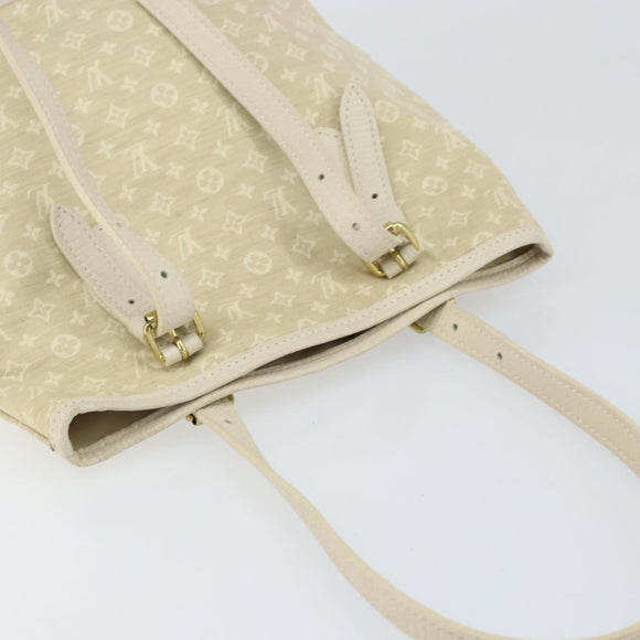 LOUIS VUITTON Monogram Mini Lin Bucket PM Shoulder Bag Dunne M95316 Auth 153514