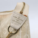 LOUIS VUITTON Mini Lin Mini Pochette Accessoires Pouch Dunne Auth 153515-17