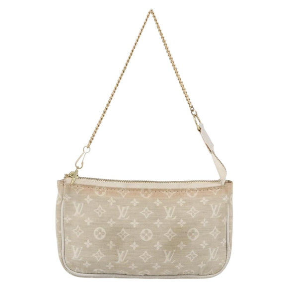LOUIS VUITTON Mini Lin Mini Pochette Accessoires Pouch Dunne Auth 153515