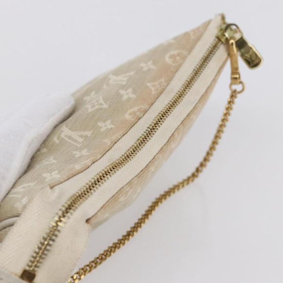 LOUIS VUITTON Mini Lin Mini Pochette Accessoires Pouch Dunne Auth 153515