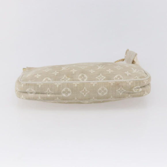 LOUIS VUITTON Mini Lin Mini Pochette Accessoires Pouch Dunne Auth 153515