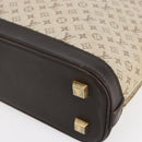 LOUIS VUITTON Monogram Mini Alma Haut Hand Bag Khaki M92203 LV Auth 153516-14