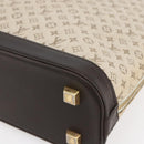 LOUIS VUITTON Monogram Mini Alma Haut Hand Bag Khaki M92203 LV Auth 153516-16