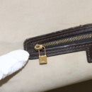 LOUIS VUITTON Monogram Mini Alma Haut Hand Bag Khaki M92203 LV Auth 153516-19