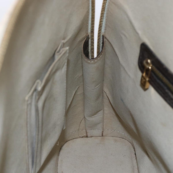 LOUIS VUITTON Monogram Mini Alma Haut Hand Bag Khaki M92203 LV Auth 153516