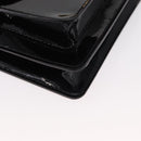 LOUIS VUITTON Vernis Monceau BB Hand Bag 2way Noir Manetic LV Auth 153517-9