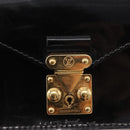 LOUIS VUITTON Vernis Monceau BB Hand Bag 2way Noir Manetic LV Auth 153517-19