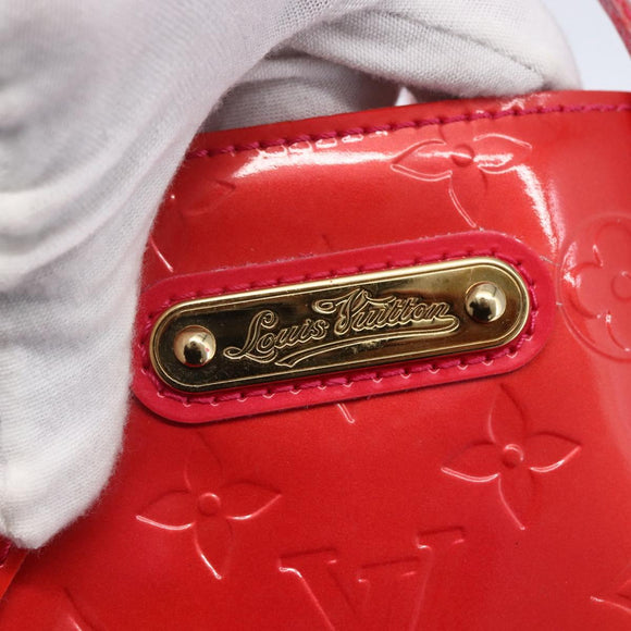 LOUIS VUITTON Monogram Vernis Wilshire PM Bag Rose Pop M93643 LV Auth 153521