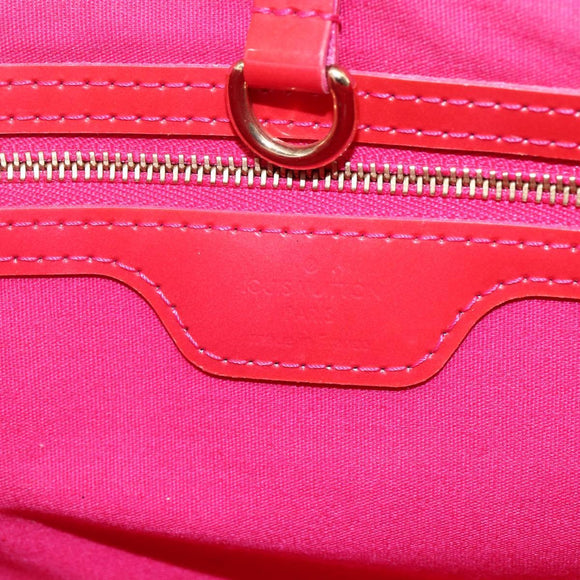 LOUIS VUITTON Monogram Vernis Wilshire PM Bag Rose Pop M93643 LV Auth 153521