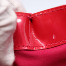 LOUIS VUITTON Monogram Vernis Wilshire PM Bag Rose Pop M93643 LV Auth 153521-11