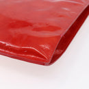 LOUIS VUITTON Monogram Vernis Stanton Tote Bag Red M91078 LV Auth 153523-15