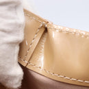 LOUIS VUITTON Vernis Wilshire PM Hand Bag Rose Flow Lantern M91642 Auth 153524-12