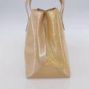 LOUIS VUITTON Vernis Wilshire PM Hand Bag Rose Flow Lantern M91642 Auth 153524-4