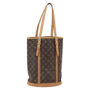 LOUIS VUITTON Monogram Bucket GM Shoulder Bag M42236 LV Auth 153529-1