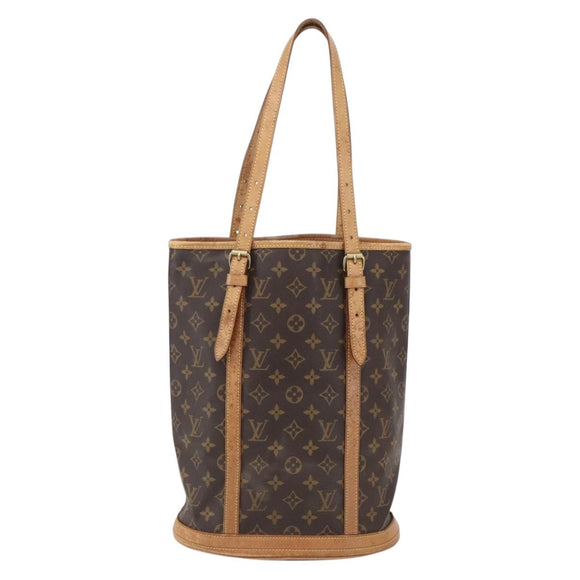 LOUIS VUITTON Monogram Bucket GM Shoulder Bag M42236 LV Auth 153529