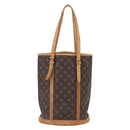 LOUIS VUITTON Monogram Bucket GM Shoulder Bag M42236 LV Auth 153529-2