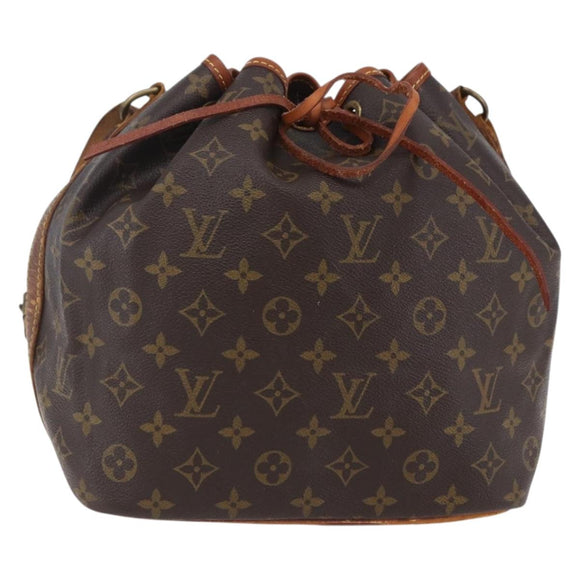 LOUIS VUITTON Monogram Petit Noe Shoulder Bag M42226 LV Auth 153532