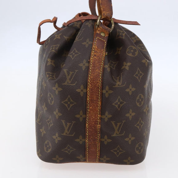 LOUIS VUITTON Monogram Petit Noe Shoulder Bag M42226 LV Auth 153532