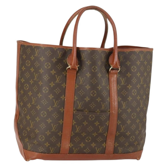 LOUIS VUITTON Monogram Sac Weekend GM Tote Bag M42420 LV Auth 153535