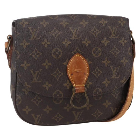 LOUIS VUITTON Monogram Saint Cloud GM Shoulder Bag M51242 LV Auth 153543