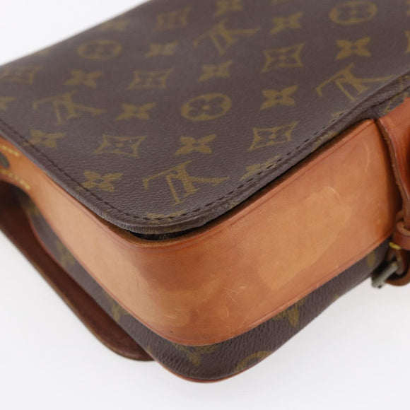 LOUIS VUITTON Monogram Cartouchiere MM Shoulder Bag M51253 LV Auth 153547