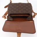 LOUIS VUITTON Monogram Cartouchiere MM Shoulder Bag M51253 LV Auth 153547-18