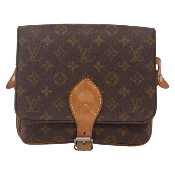LOUIS VUITTON Monogram Cartouchiere MM Shoulder Bag M51253 LV Auth 153547