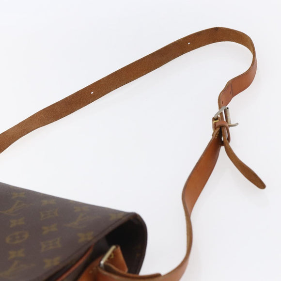 LOUIS VUITTON Monogram Cartouchiere MM Shoulder Bag M51253 LV Auth 153547
